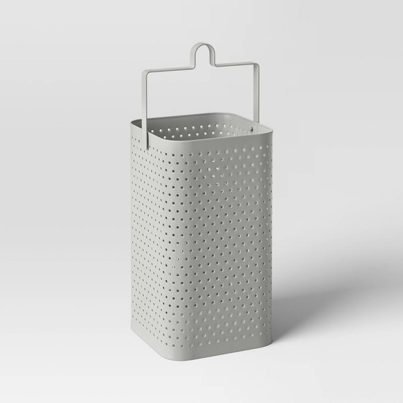 Set of 2 10" Iron Outdoor Lantern Candle Holder - Picture 2 of 4